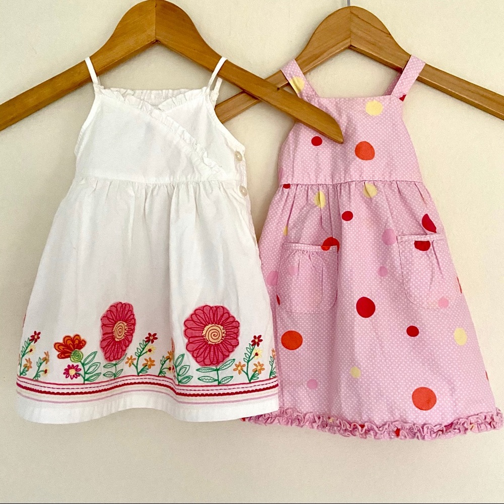 Old Navy Baby Girl Dress Set Size 6-12 Months